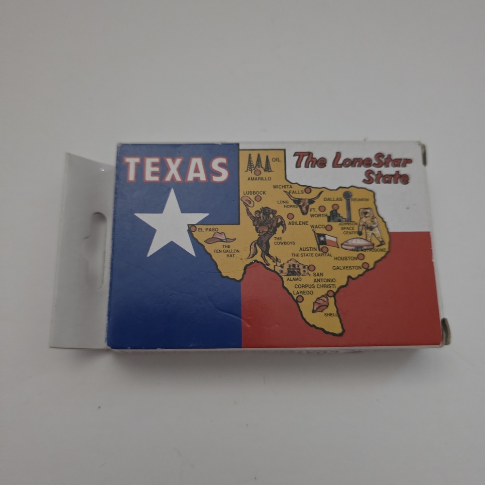 Texas The Lone Star State - Souvenir Playing Cards  Open But Never Used